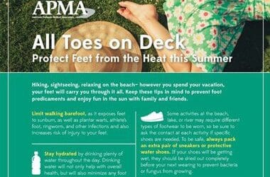 Protect Your Feet this Summer!